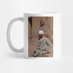 Egypt. Temple of Philae. Guard. Mug